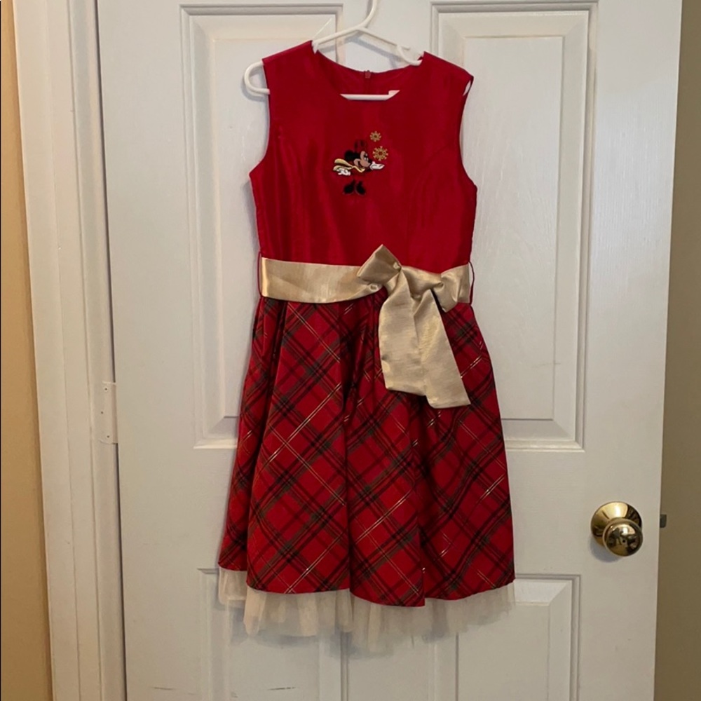 Disney Store Holiday Christmas Dress Minnie 6